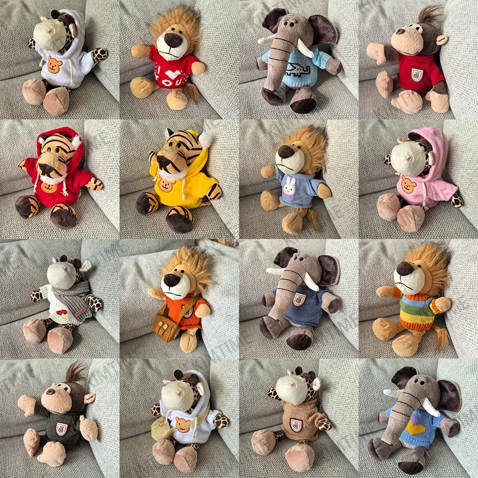 

25cm Stuffed Plush Animals Toys Soft Dolls Changing Clothes Parent Child Game Gift Kawaii Baby Kids Hobbie Toys Christmas Gift