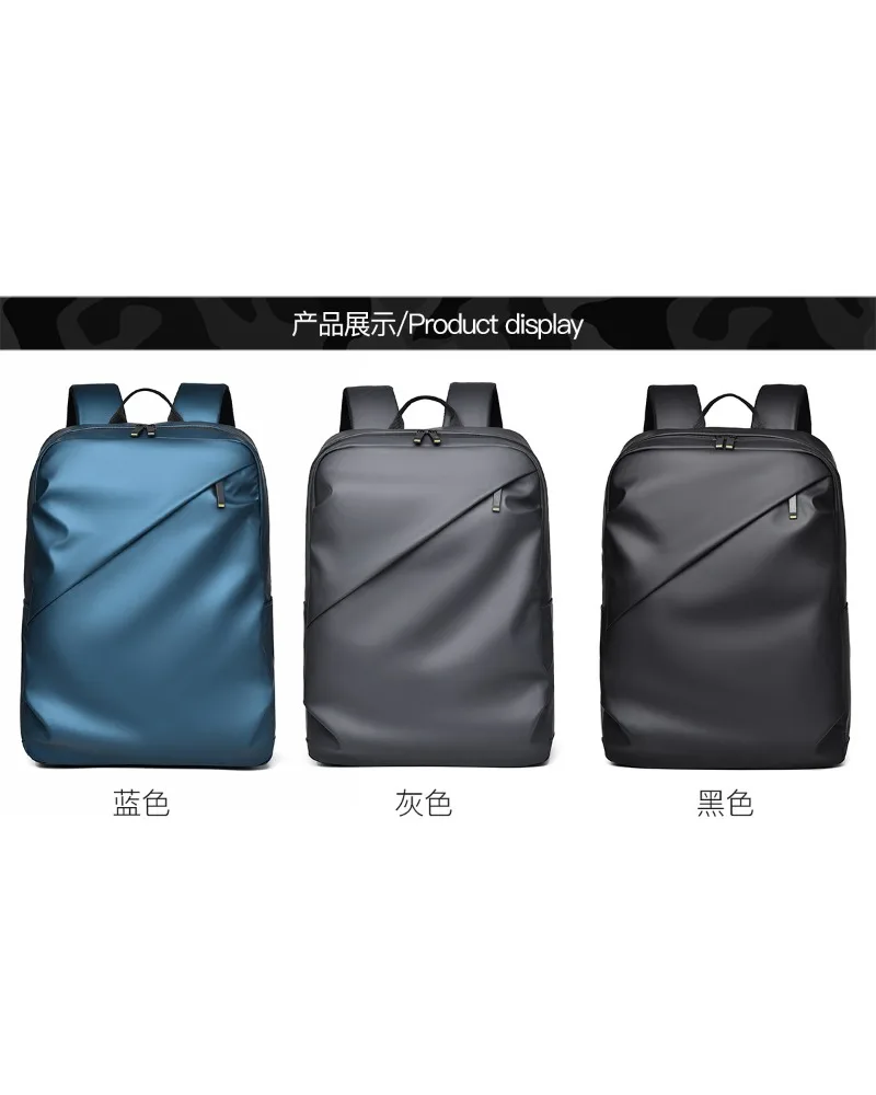 

Roll top backpack that fits on luggage rods for students and work trips