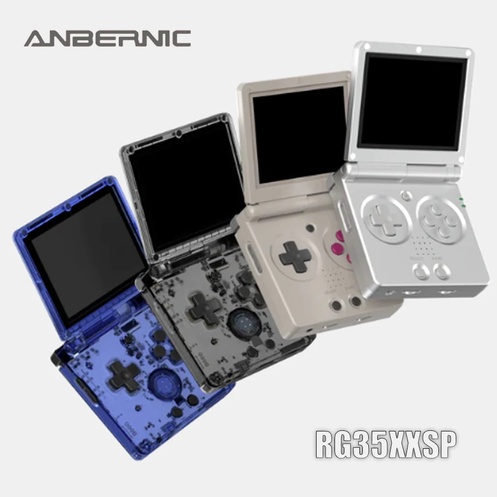 ANBERNIC RG35XXSP Retro Handheld Game Console 3.5-inch IPS Screen 3300mAh Battery Supports HDMI-TV Out and Bluetooth 4.2 5K Game