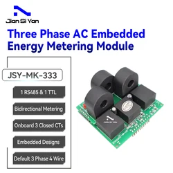 JSY-MK-333 50AThree-phase RS485 Modbus Meter Solar Energy Monitoring System Miniature Electricity New Energy Charging Pile Meter