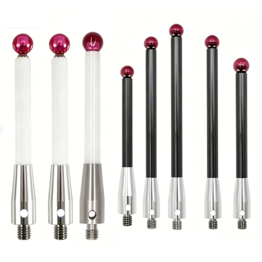 CNC machine measuring needle M4 ceramic rod ruby probe A-5000-3709/3712 carbon fiber rod ruby ball measuring needle