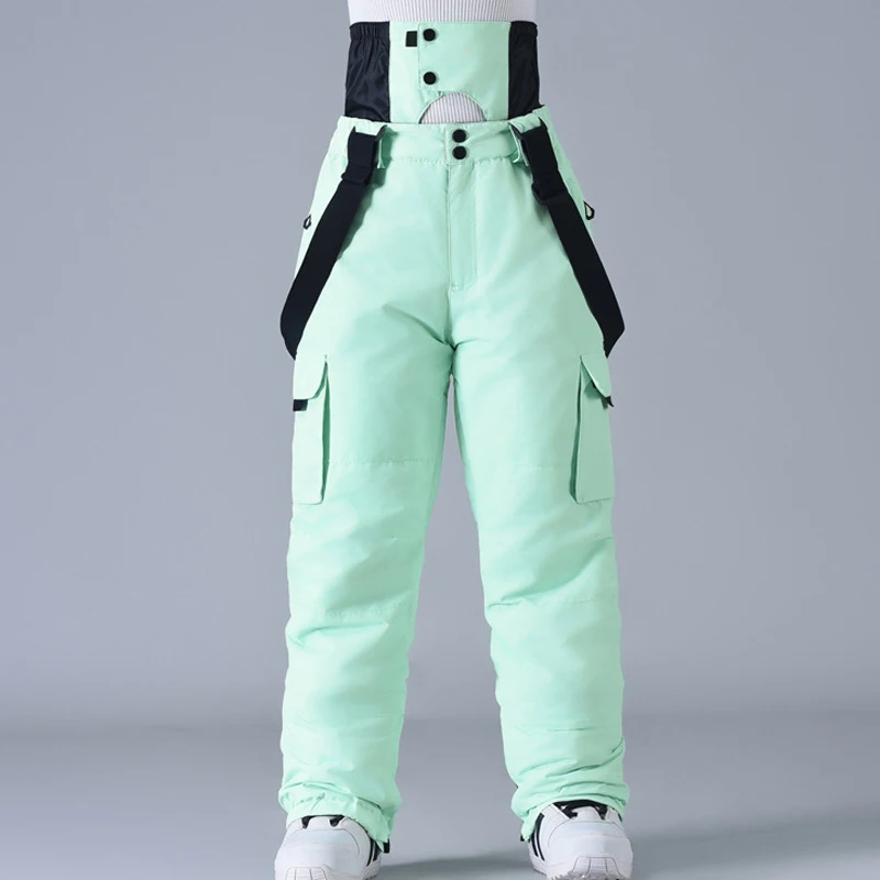 Adulto, uomo e donna, pantaloni da neve con protezione in vita, pantaloni da snowboard, abbigliamento da sci, pantaloni da tuta da sci, pantaloni da snowboard