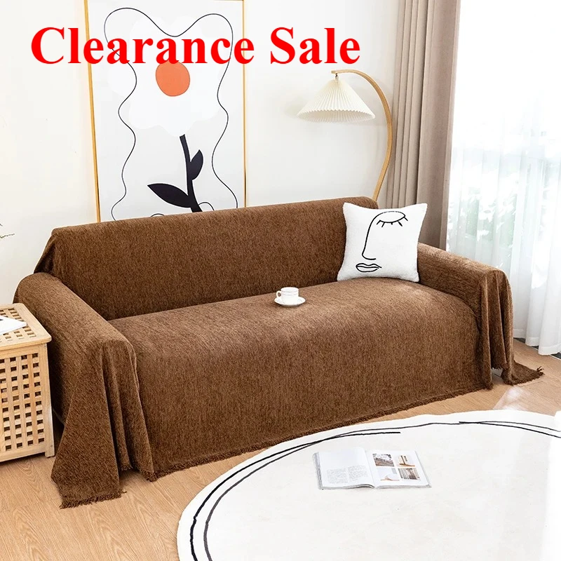 

2025 new Sofa Towel for living room French Style home decoration Sofa Cover Couch Cover Tassel edge Waffle cushion