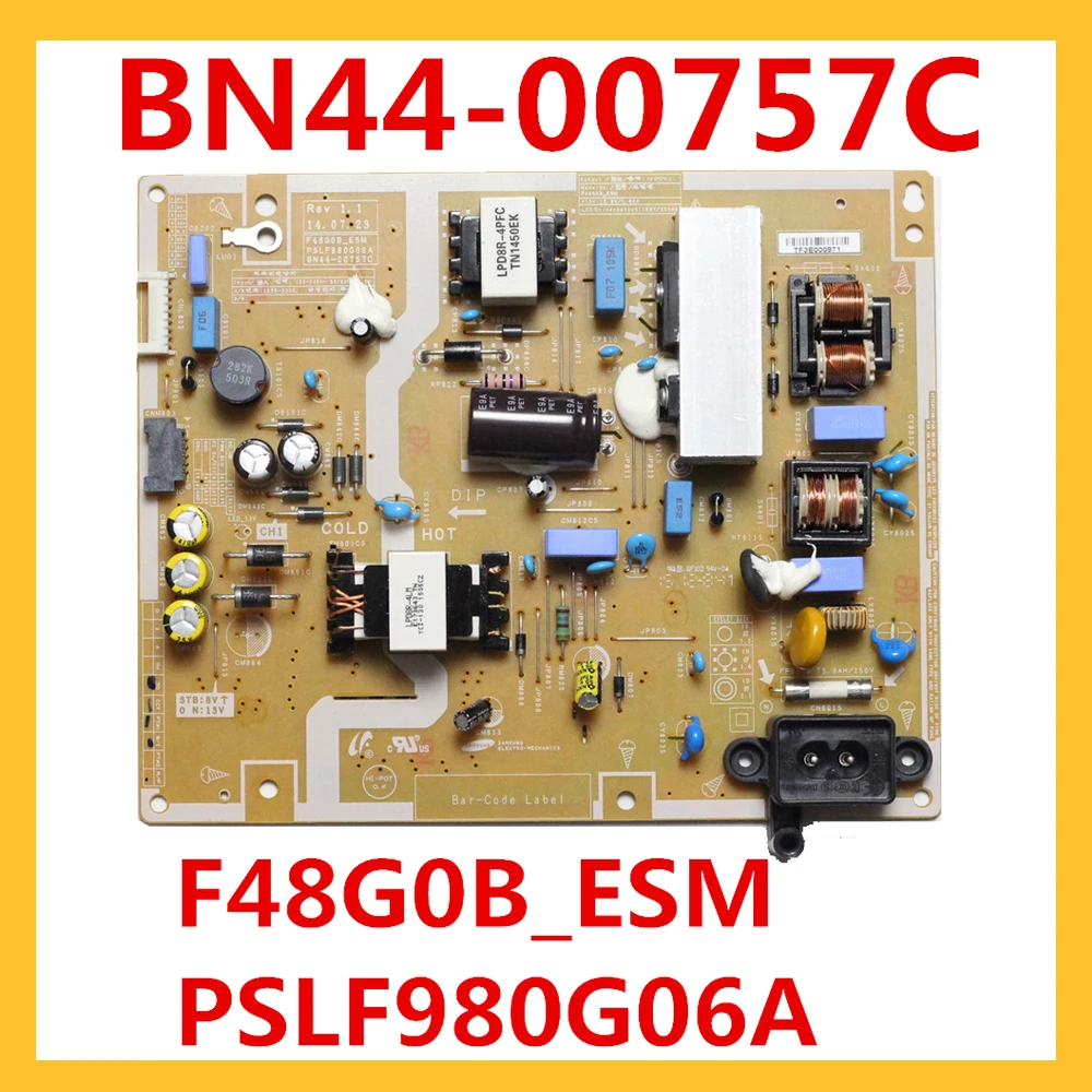 

Power Source F48G0B_ESM PSLF980G06A BN44-00757C Board for TV Original Power Supply Board Accessories PSLF980G06A BN44 00757C