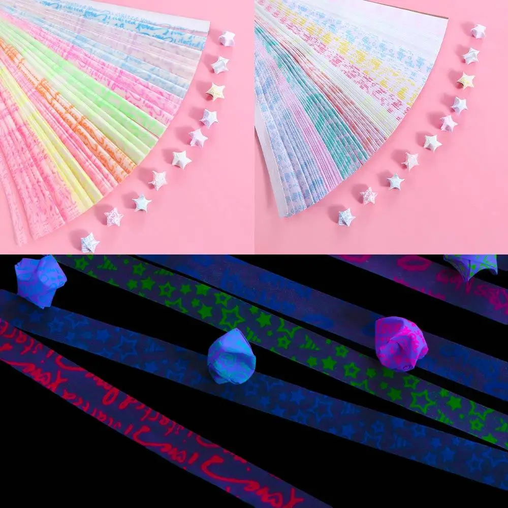 ورق أوريغامي لامع مزخرف ومبتكر لعام 2023 على شكل نجوم لورق الحرف اليدوية للفنون اليدوية #5