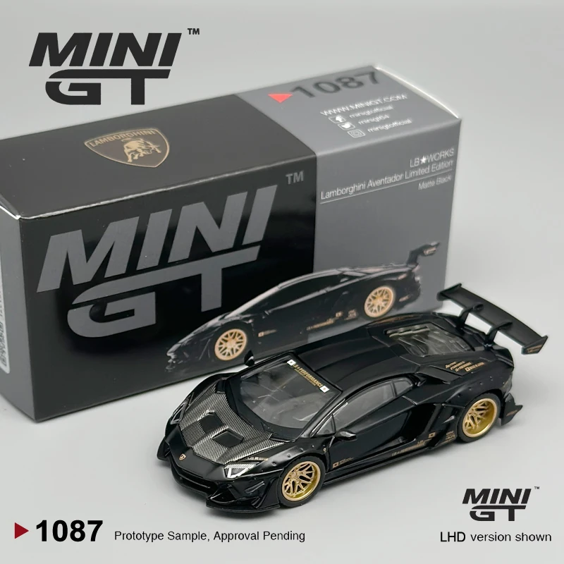 MINIGT 1:64 LB☆WORKS Lamborghini Limited Edition Matte Black MGT