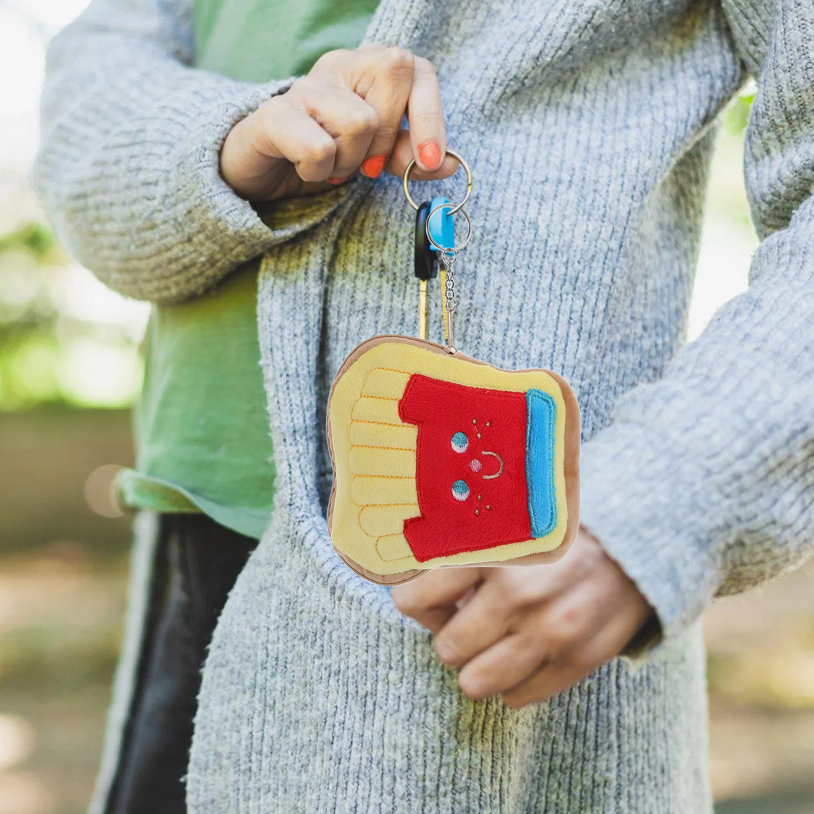 Cute Cartoon Coin Purse Girls Small Wallet Stylish Keychain Pouch Handbag Backpack Decoration Change Storage Pouch