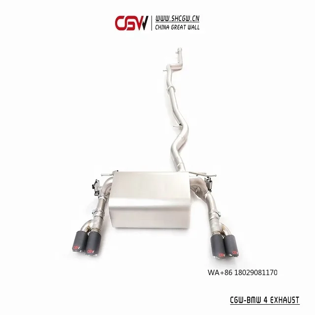 

Top Quality Stainless Steel Mufflers for 425i 430i B48 2.0T F36 MY 2020 Exhaust Carbon Fiber Tips