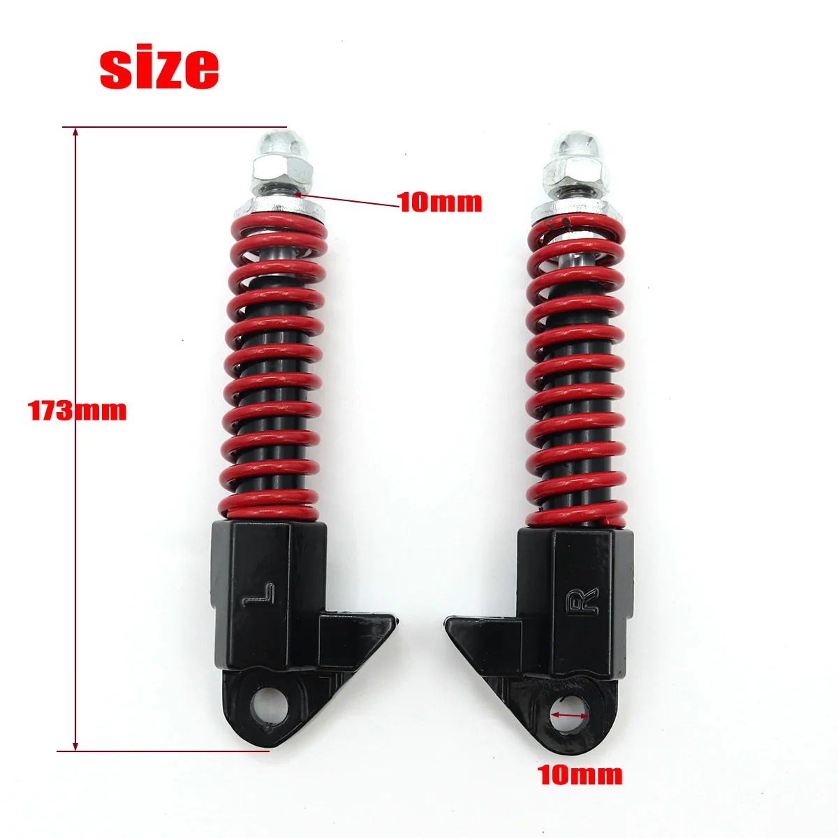 Superior Quality 8 Inch Electric Scooter Front Wheel Hydraulic Spring Shock Absorber Aluminum Shock Absorber Accessories