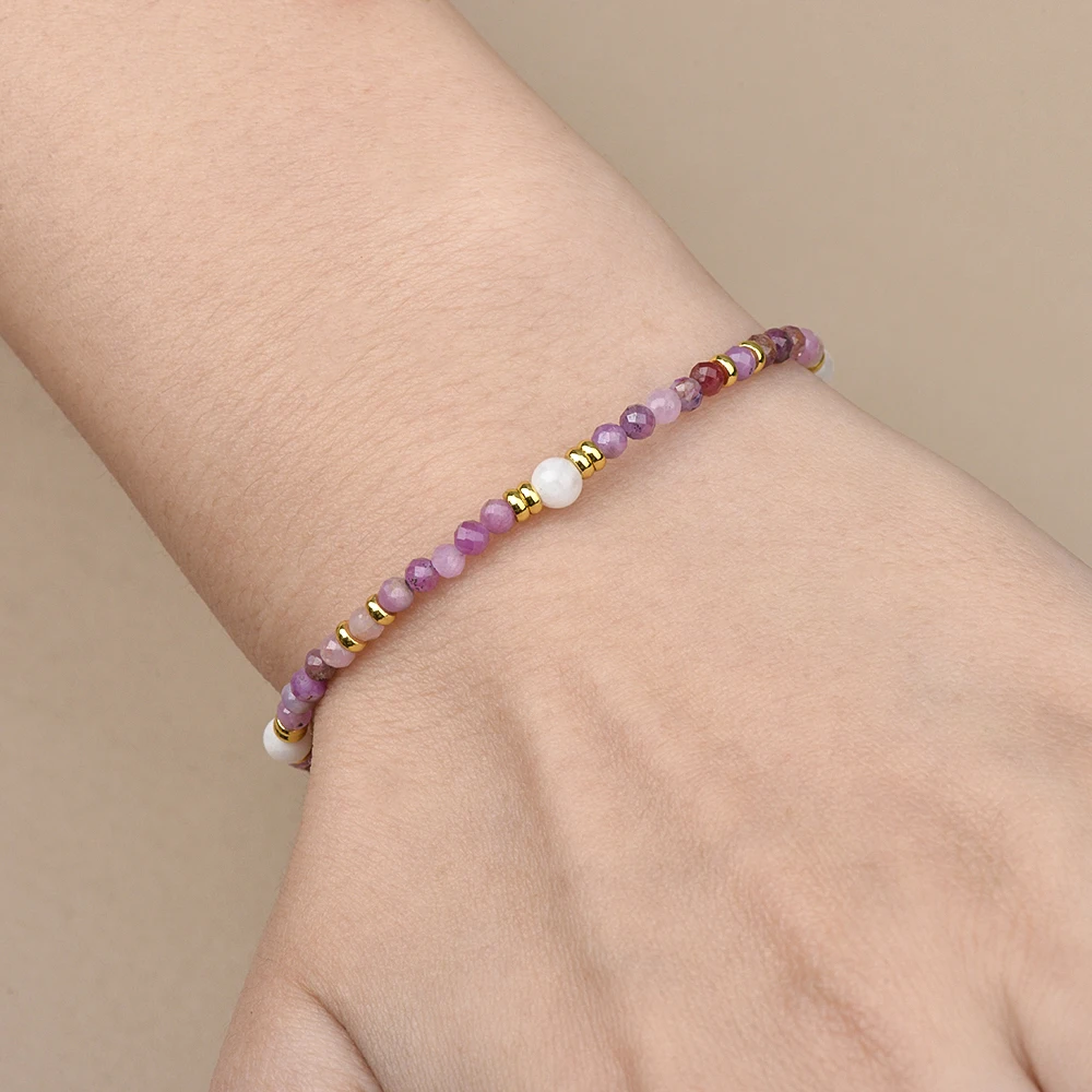 3MM Peridot Citrine Turquoise and Moonstone Nature stone Bracelet Suitable For Men And Women Daily Wear Holiday Gift Jewelry