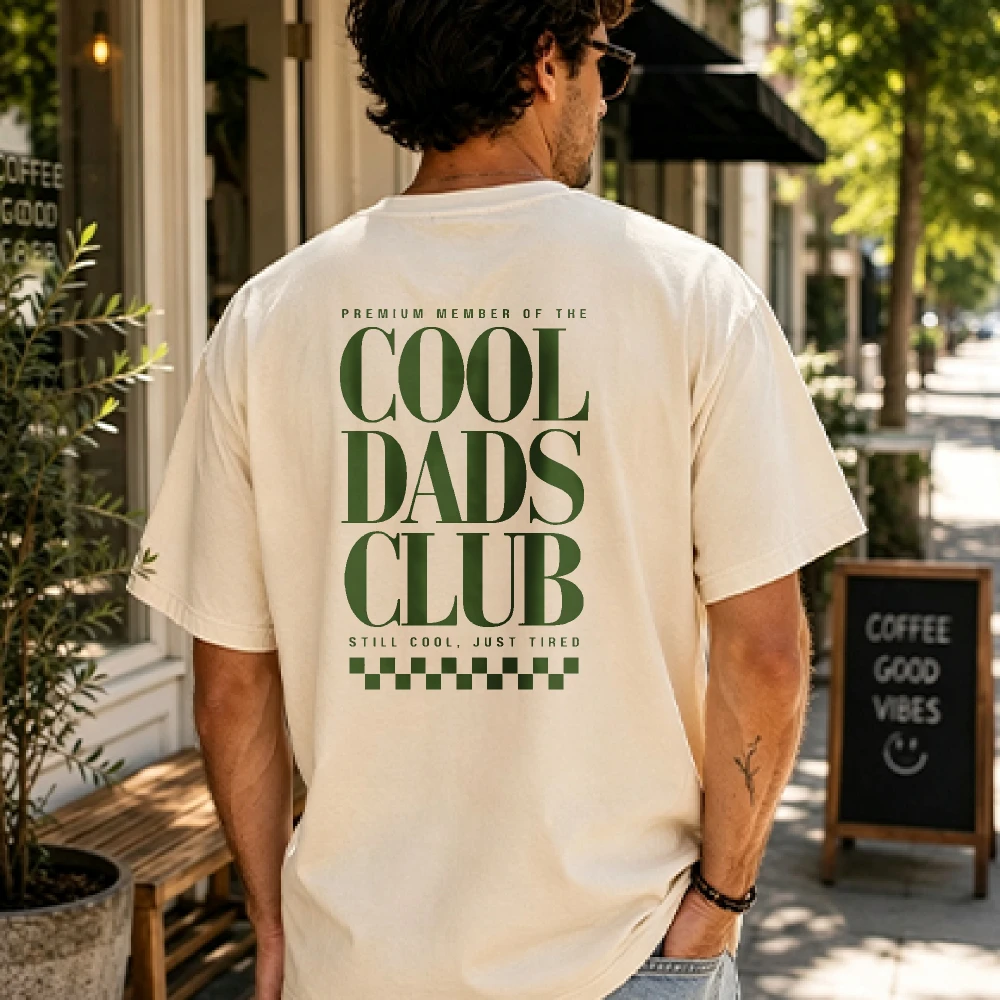 Cool Dads Club T-Shirt Father' - огляд і ціна Summer Clothing Ideas Men