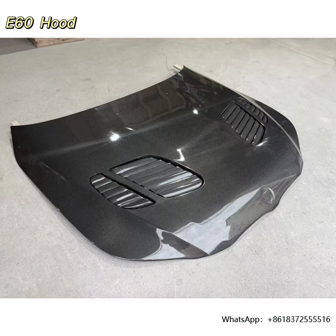 

daMRD Carbon Hood for 5 Series E60 2003-2009 Engine Cover Real Carbon Fiber Car Hood Bonnet Cover
