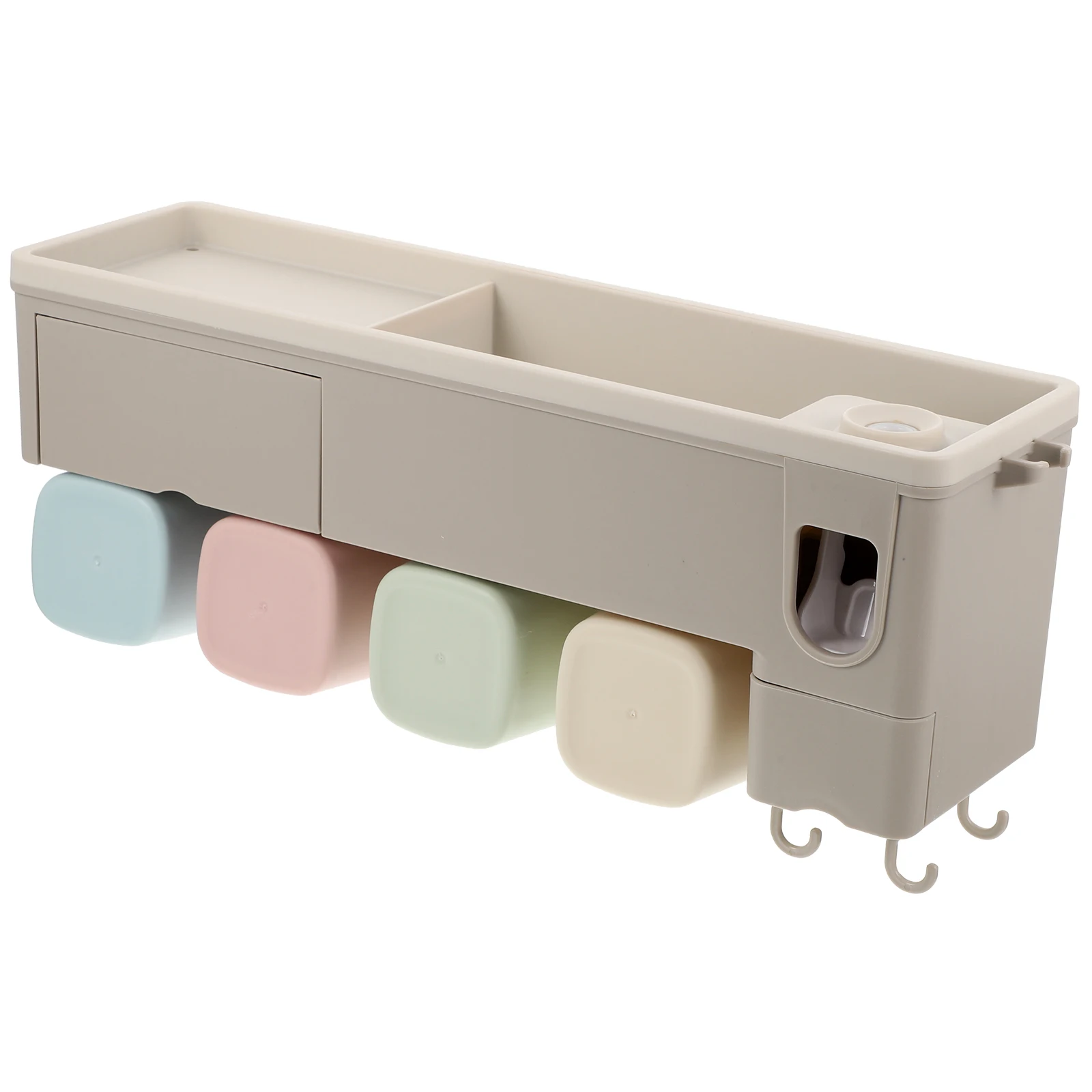 

1 комплект, 1 комплект, настенный держатель для зубных щеток, органайзер, аксессуары для ванной комнаты, стеллаж для хранения, диспенсер для зубной пасты, товары для дома, простой