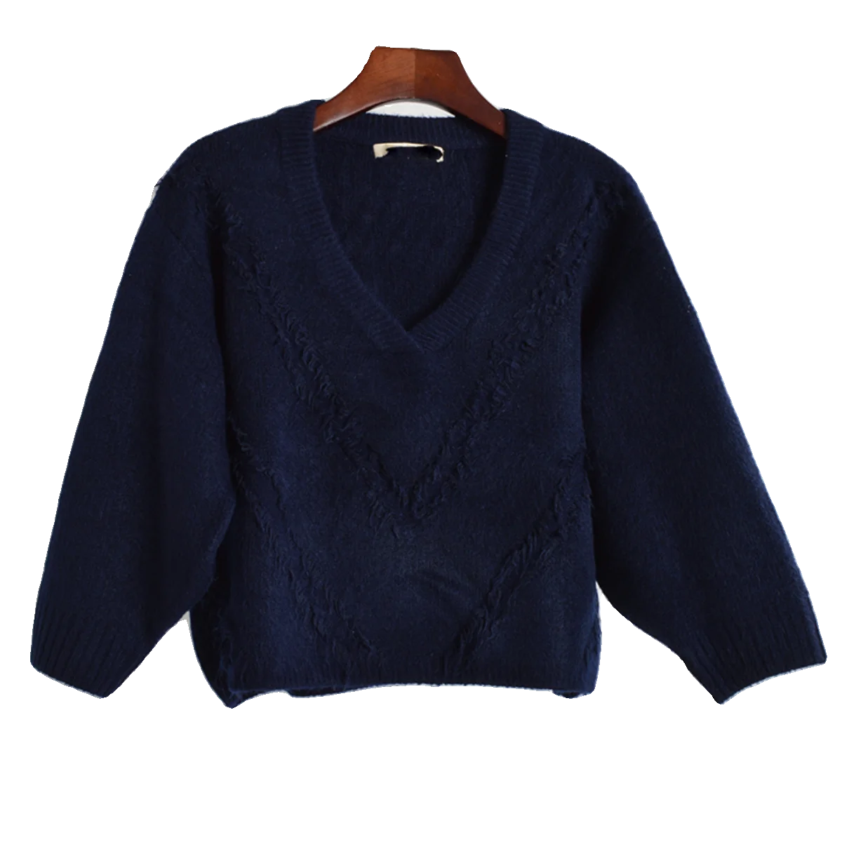 الخريف الشتاء فضفاضة تناسب V-Ne طويلة Sve المرأة تريكو Faionable تنوعا سترة علوية التخسيس العصرية