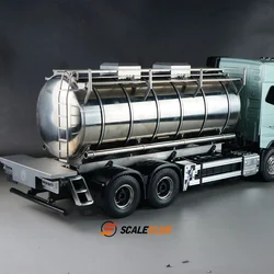 Scaleclub 1/14 metalowy tankowiec zestaw Model ciężarówki dla Tamiya Rc przyczepa wywrotka Volvo Fh750 Lesu