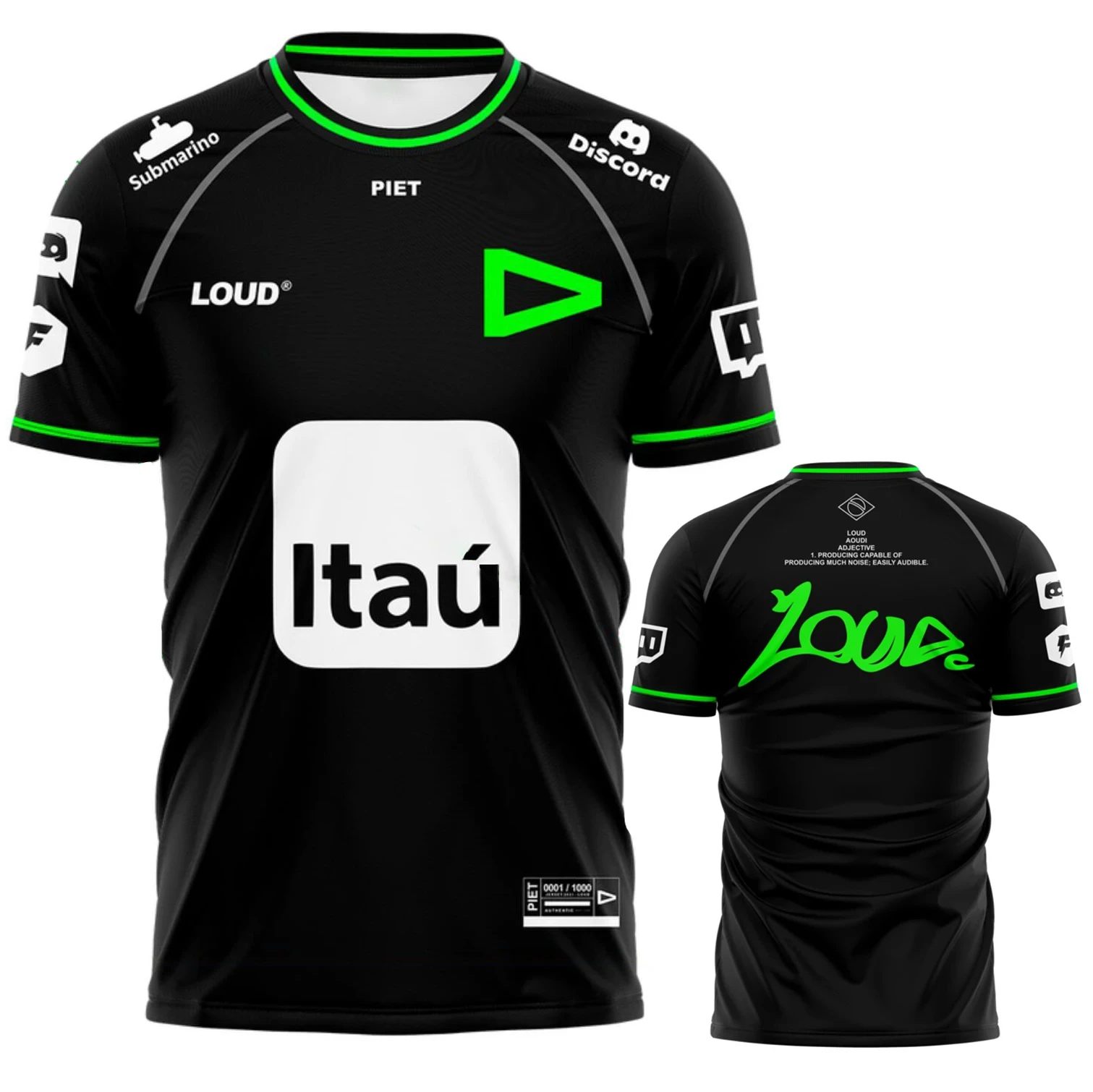 Loud Valorant Team Men\'s Summer 3D Printed Brazilian E-Sport T-shirts Round Neck Short Sleeve Jersey Sportswear Tees Clothing