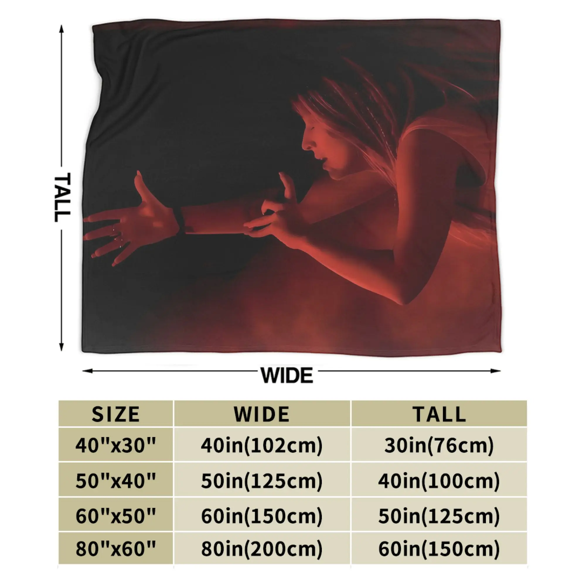 L-Lolas I-Indigos Spanish Singer  Blanket  Soft Warm For Couch Chair Airplane Travel Flannel Bedspread Bed Cover