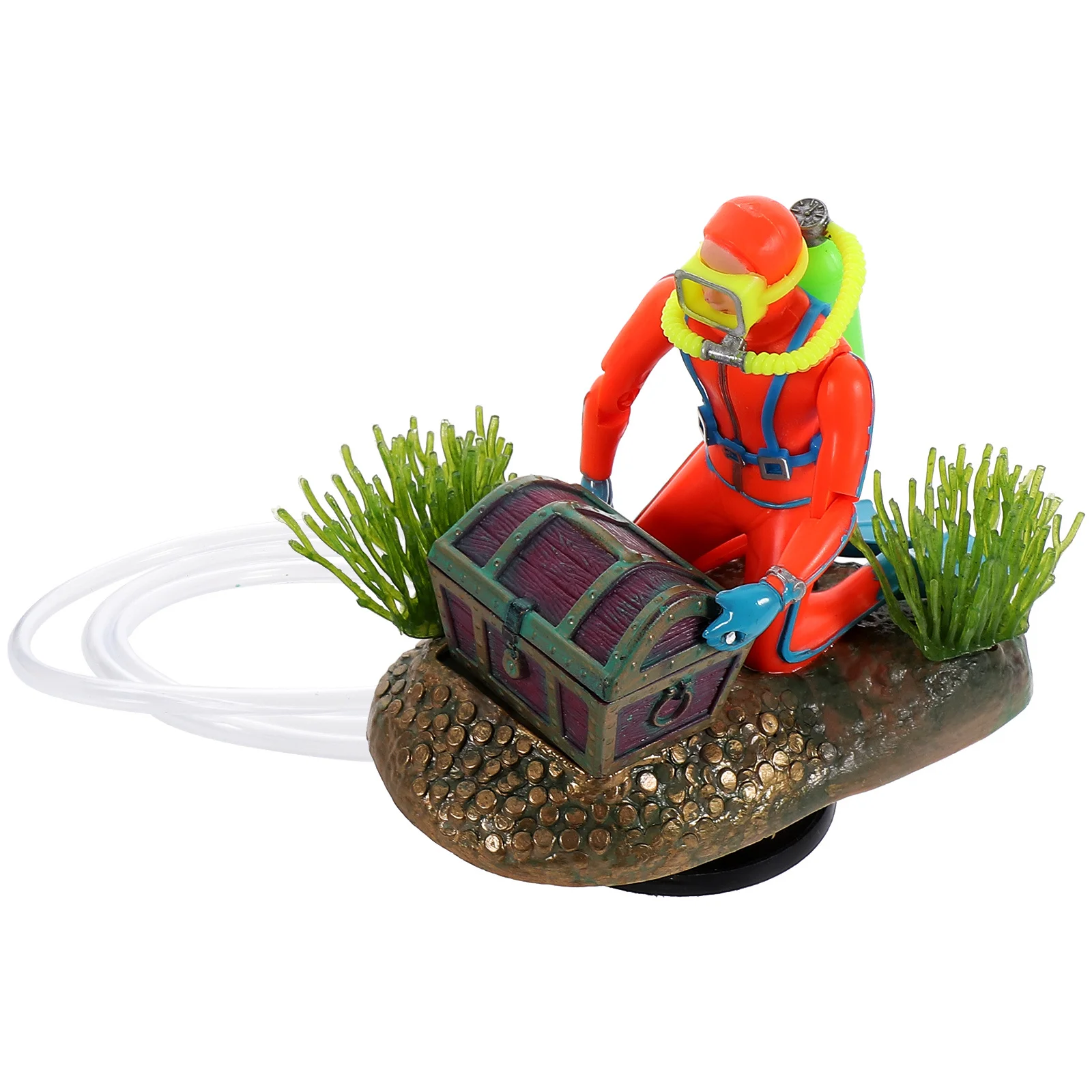 

1Set Fish Tank Ornament Hollow Bubble Maker Creative Floating Treasure Seeker Aquarium Decor DIY Landscaping