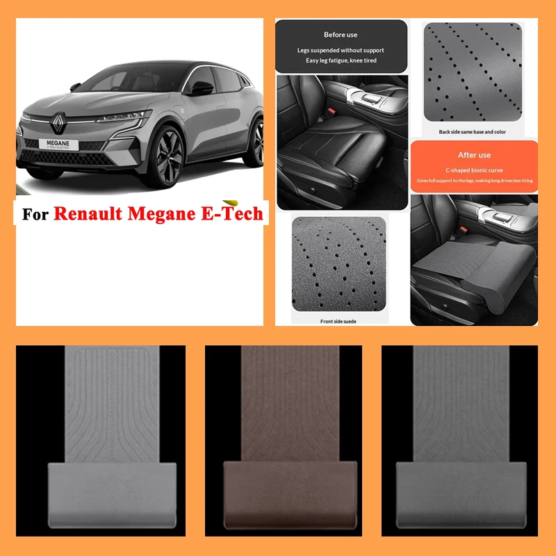

For Renault Megane E-Tech 2021-2026 Car Seat Leg Support Extension Mat support pad Seat extension leg pad