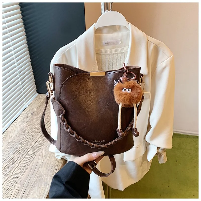 Стильная женская сумка из воловьей кожи Boasting Estonia Повседневная просторная мягкая повседневная современный вид