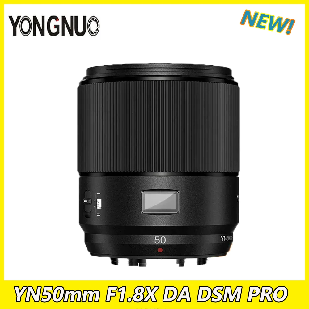 

YONGNUO YN50MM F1.8X DA DSM PRO Camera Lens For Fujifilm X Mount Camera Focus Large Aperture Lens Photography