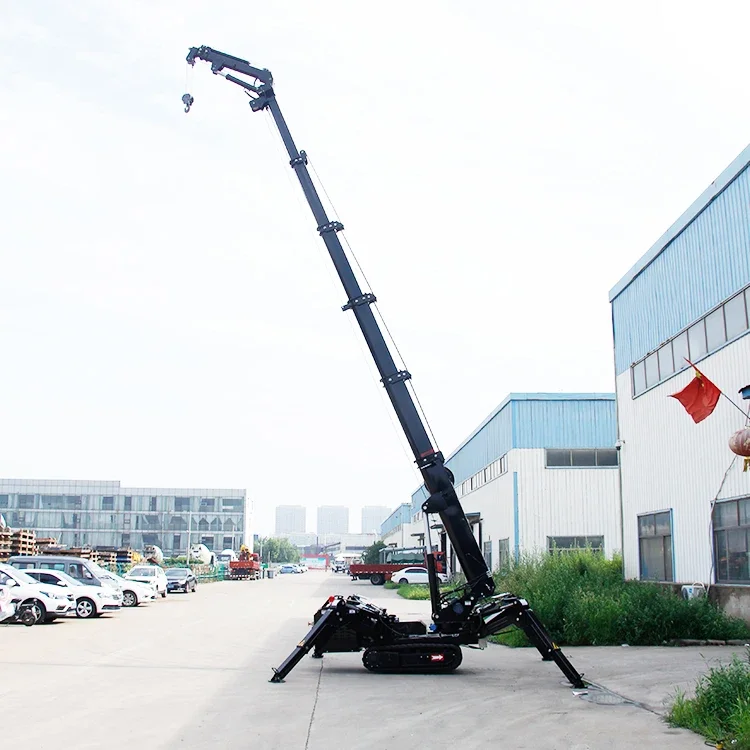 3 Ton Crawler Crane Lifting Small Spider Crane Mobile Hydraulic Small Spider Crane