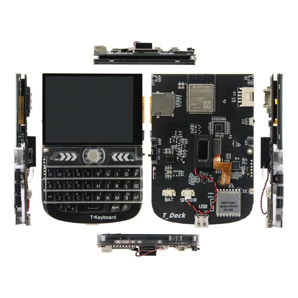 Imagem -04 - Placa de Desenvolvimento T-deck-module 2.8 Tela Lcd Wi-fi Capacidade Bluetooth Lora 433 Mhz 868 Mhz 915mhz Esp32-s3