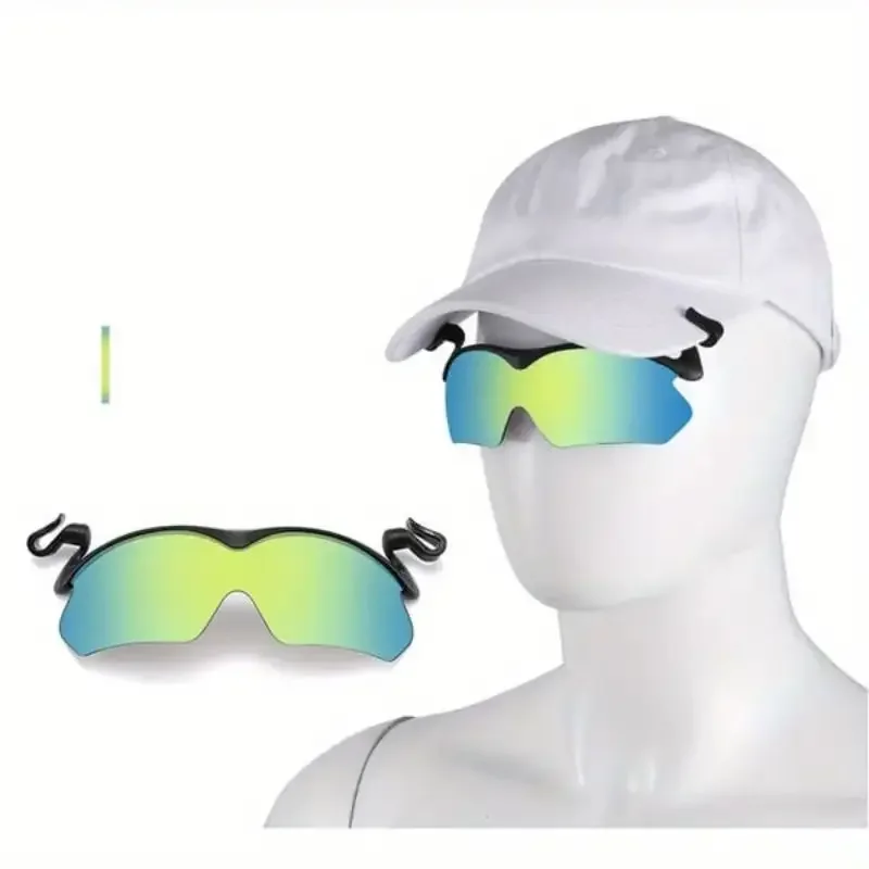 2024 New Polarized Clip Cap Sunglasses for Fishing Biking Hiking Cycling Mens Sport Sunglasses Outdoor Polarized Eyewear