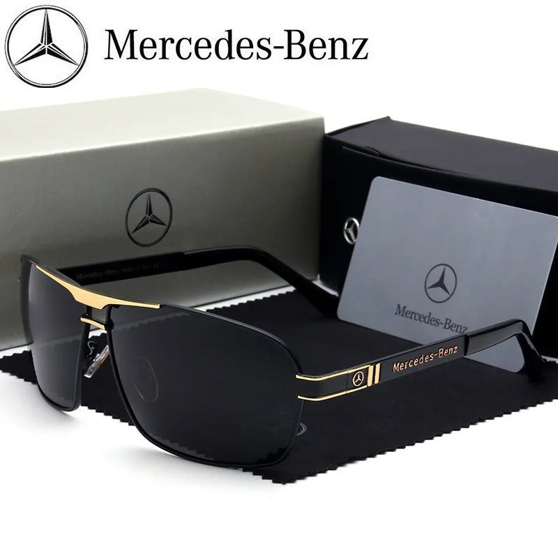 Car Luxury Men Driving Polarized Sunglasses Anti Glare Driver Goggles For Mercedes Benz A B C E V R-Class A45 C43 CLA GLA GLC SL