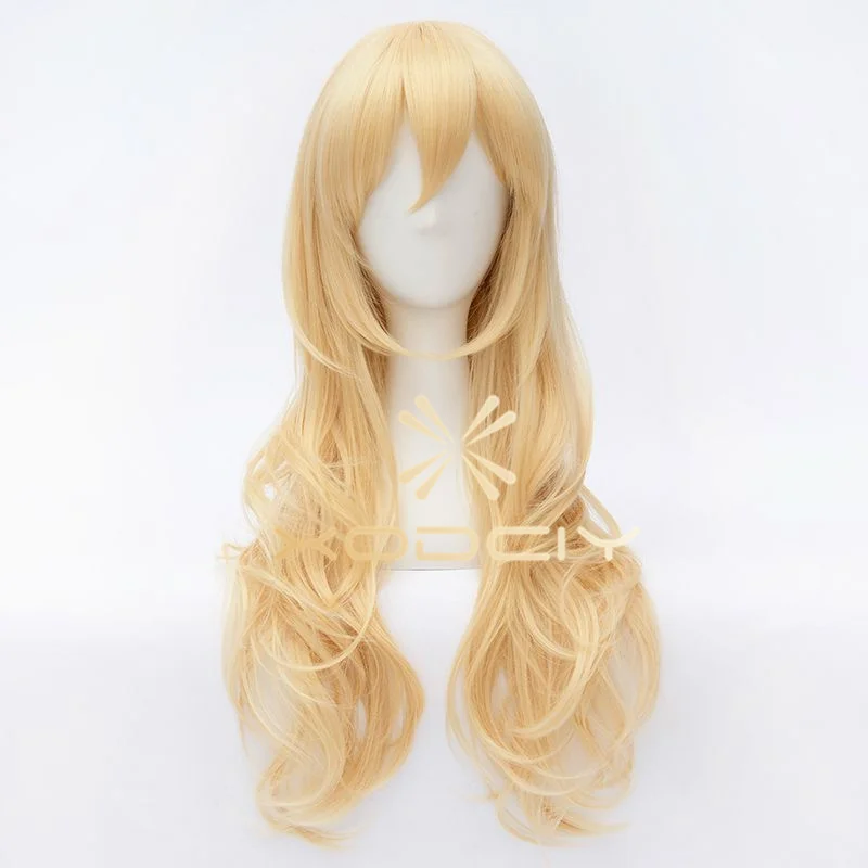 Peluca de Anime Miyazono Kaori para mujer, disfraz de Cosplay de pelo sintético largo, pelucas de juego de rol para fiesta de Halloween