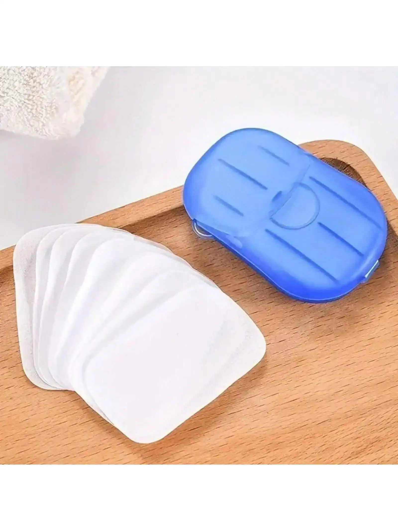 旅行、室内、屋外、キャンプに最適な携帯用香り付き石鹸シート - どこでも爽やかなシャワーを楽しめる使い捨ての泡石鹸