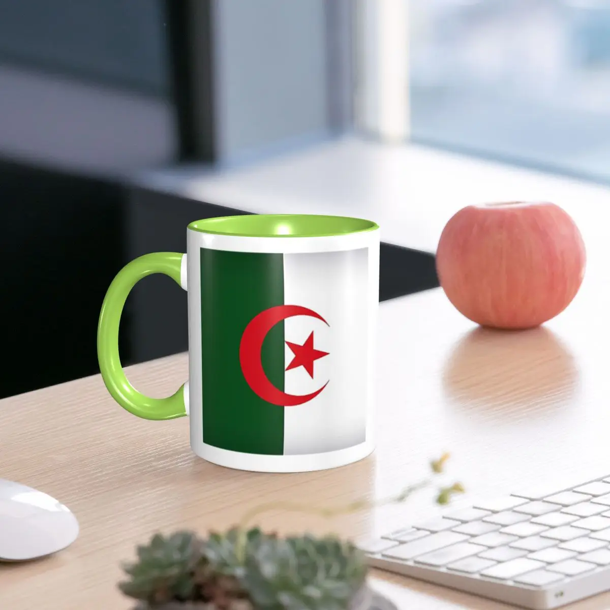Algeria Official Flag Of Algeria Mug Funny Ceramic Coffee Cups Tea Mugs Milk Cup Drinkware Gift for Woman Man