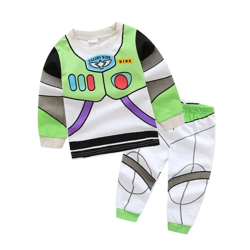 Sweat-shirt et pantalon de dessin animé pour enfants, Woody et Halloween GelCosplay, ensemble de pyjama pour bébé, garçons et filles, 2 sièges