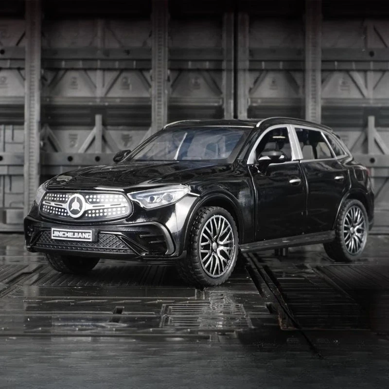 1:32 GLC 400E Model Auta z Odlewu Stopu Metalu, Zabawka, Metalowy Model Samochodu z Funkcją Pull Back, Dźwiękiem i Światłem, Zabawki Samochodowe dla Dzieci, Pojazd