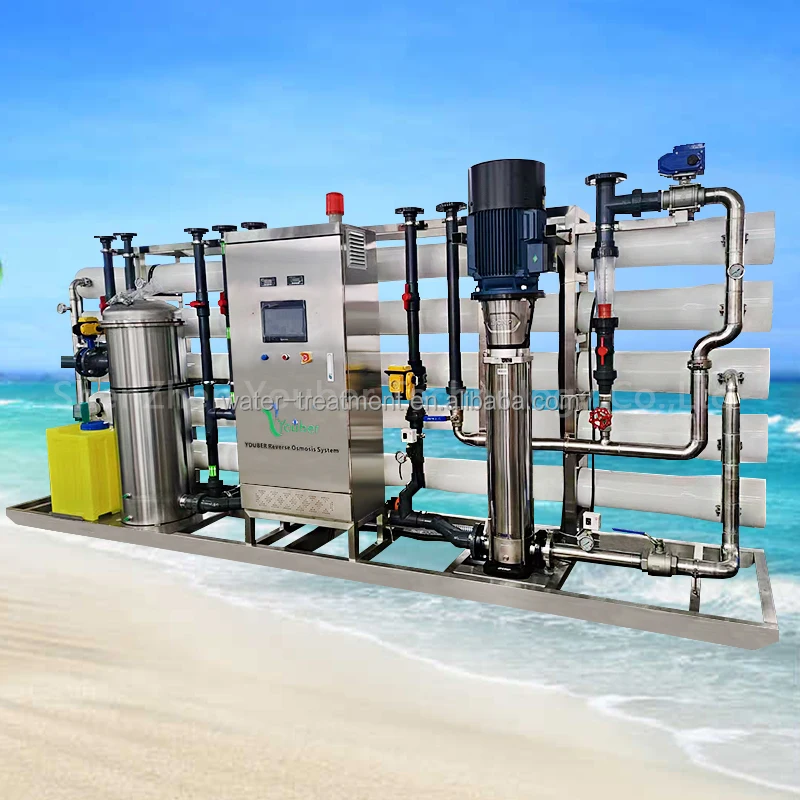 20m3/hour Reverse Osmosis Water Purification System Water Desalination Plant Brackish Salty Water Desalination Machines Factory