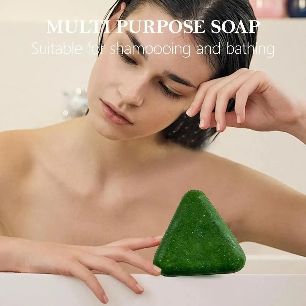 1/3/5PCS Arborvitae Leaf Shampoo Soap Strongly Fight Dandruff Strengthen Hair Root Effective Oil Control Prevent Hair Loss Solid