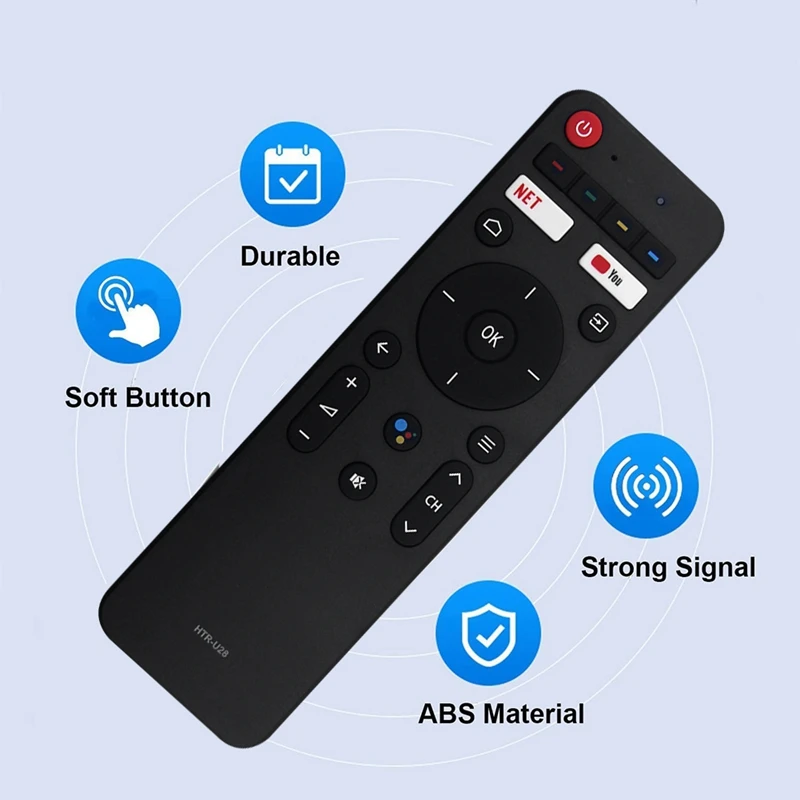 HTR-U28 Replace Remote Control For Haier Smart Android TV LE40K6600G H50S6UG