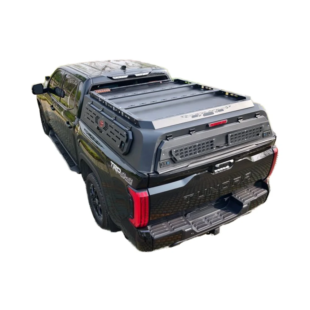 

High Quality Aluminum Alloy Tonneau Cover Foldable Off-Road Waterproof Truck Roof Canopy for Honda Ridgeline AWD RTL-T