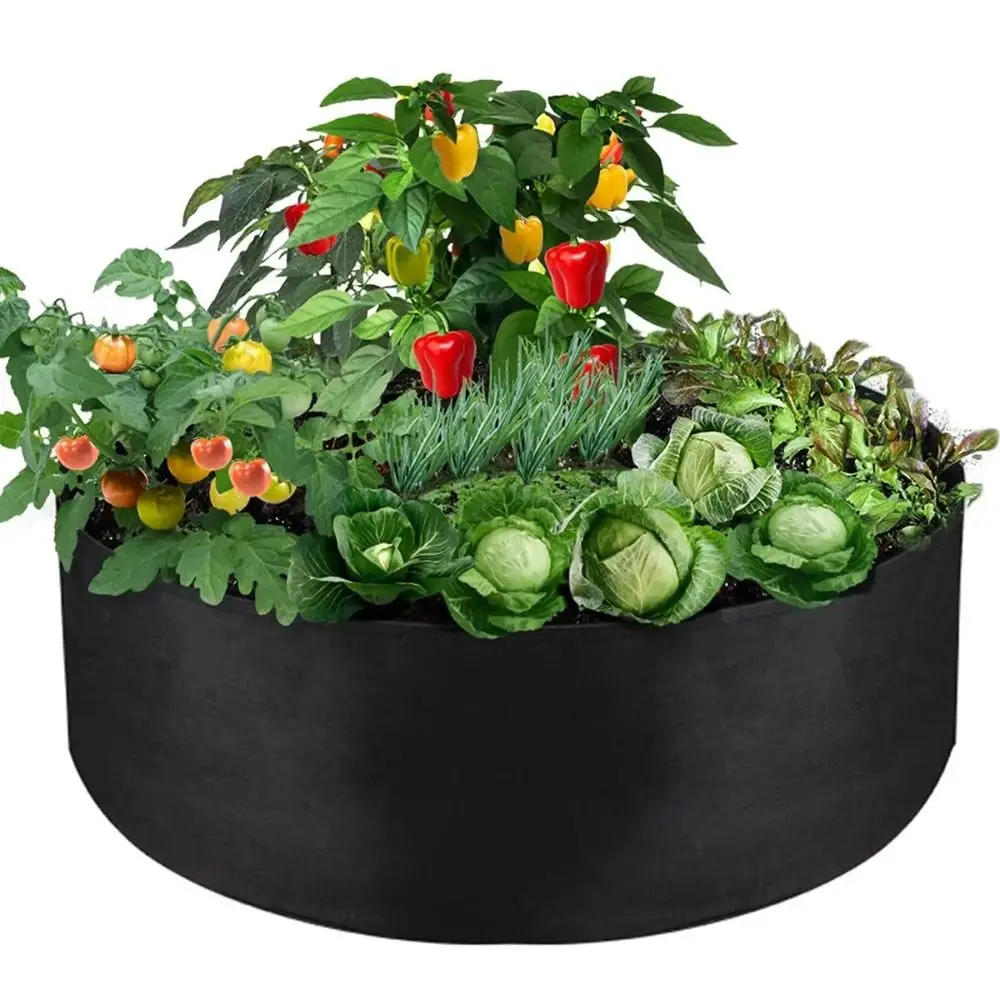 10/30/40/50/100 Gallon Felt Garden Planting Bag 10/30/40/50/100 Gallon with Handles Grow Bag Garden Tools Plant Nutrition Bag