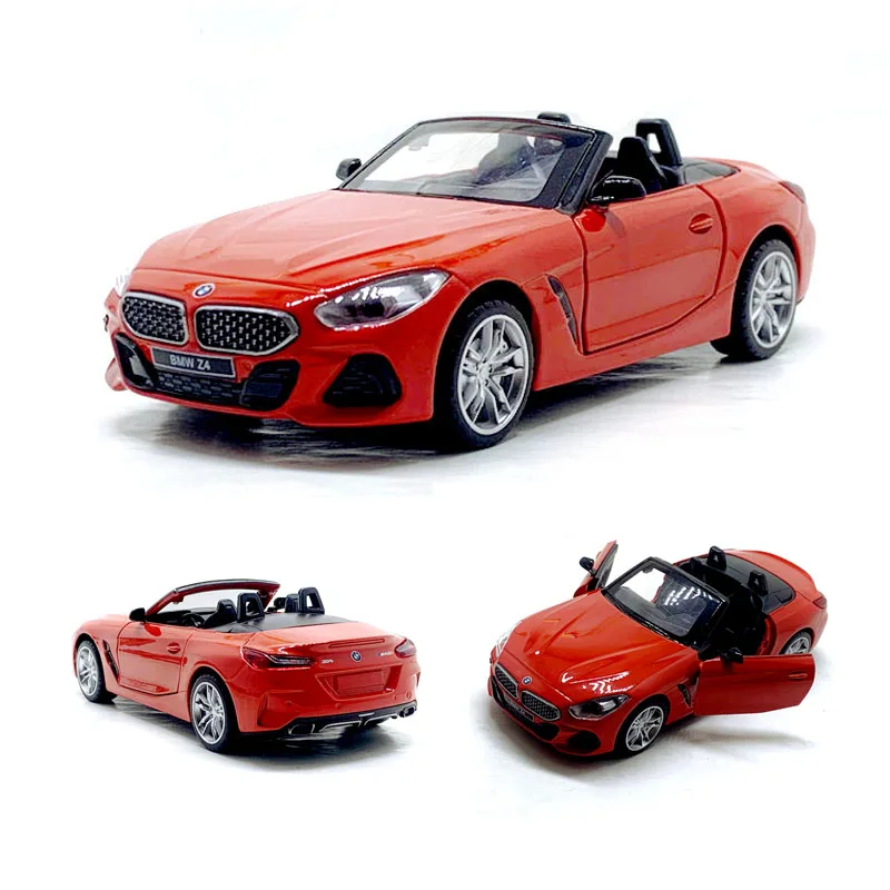 1:32 Z4 M40i Sports Version Free Wheeling High Light Sport Racing Car Model Diecast Metal Alloy Miniature Replica Kids Toy F100