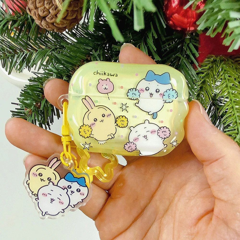 

Gift Style Animation Cute For Chiikawa Usagi Hachiware Cartoon Soft Case Anti-drop Headphone Case Airpods 4,1,2,3,Pro,Pro2