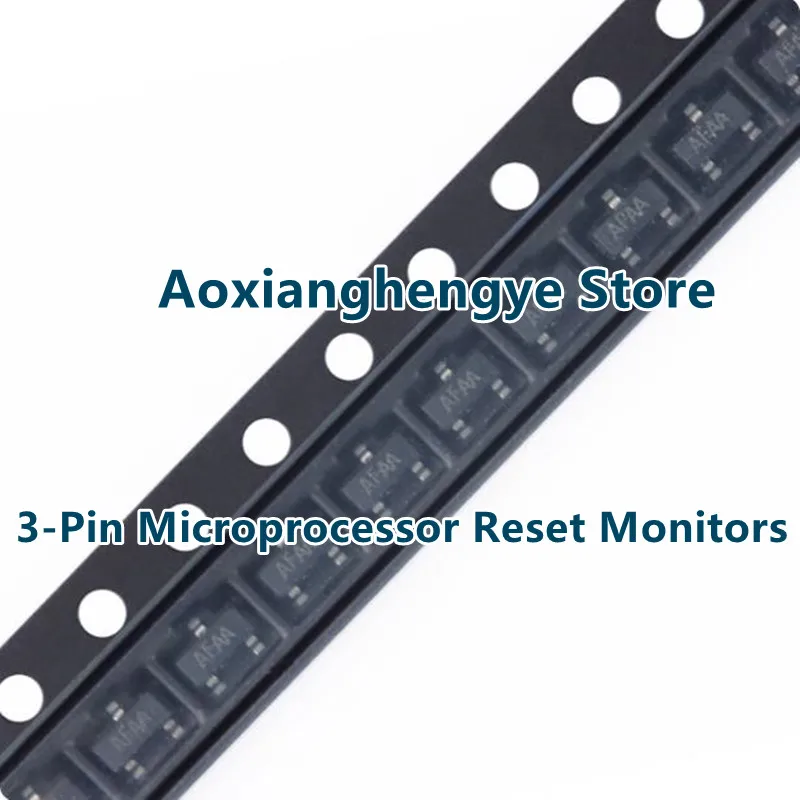 10PCS MAX809Z/R/S/T/J/M/L SOT23-3 MAX810Z/R/S/T/J/M/L SOT23 3-Pin Microprocessor Reset Monitors