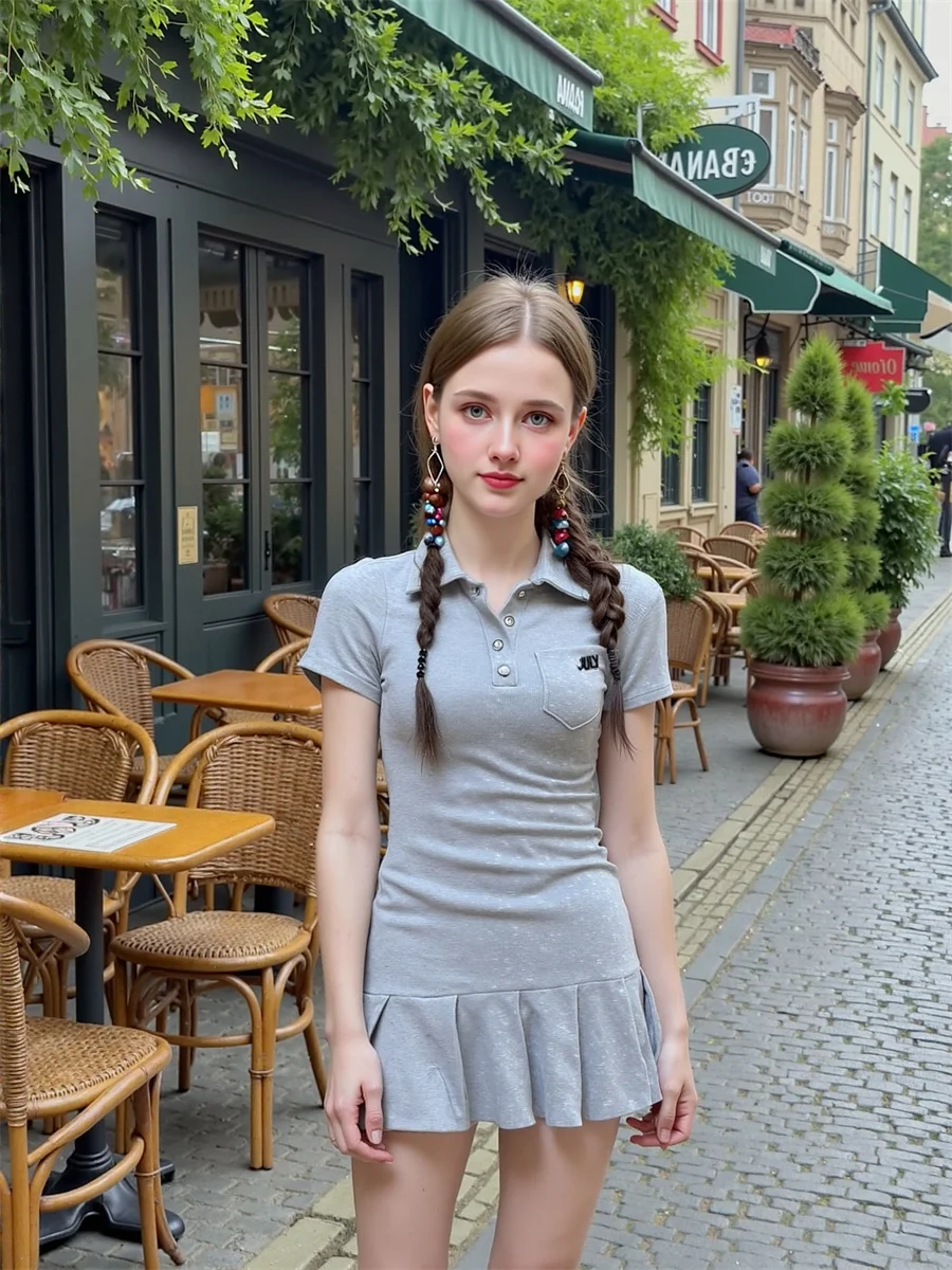 فساتين يوم نسائية غير رسمية بلون سادة ثنيات صيفية برقبة على شكل حرف V بدون ظهر وفتحة جانبية للحفلات المسائية والنوادي الليلية مثيرة