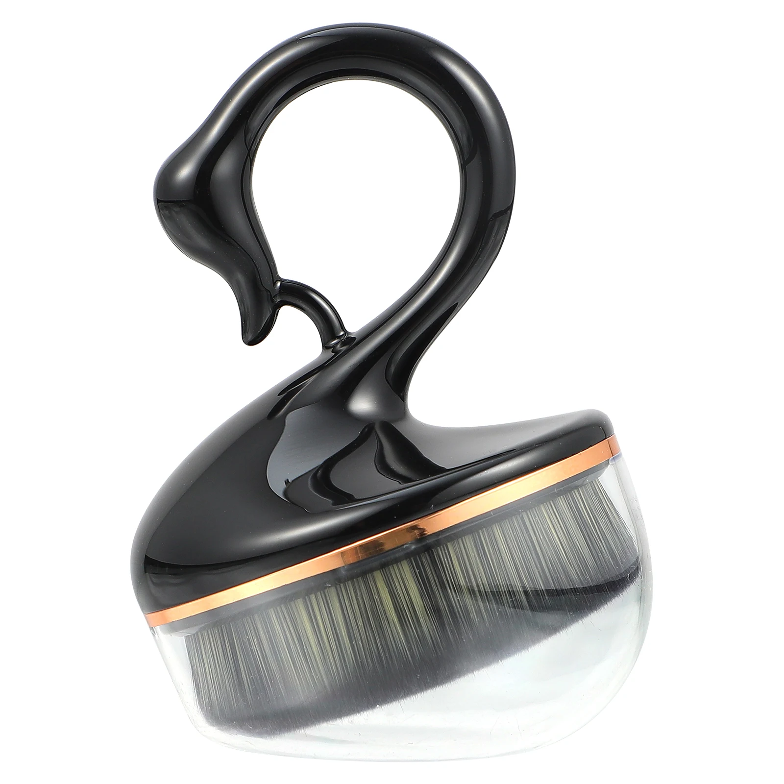 Foundation Oval Buffing Makeup Loose Powder แปรงหน้าด้านบนแบนสําหรับแปรงแป้งคอนซีลเลอร์ปกปิดฐาน