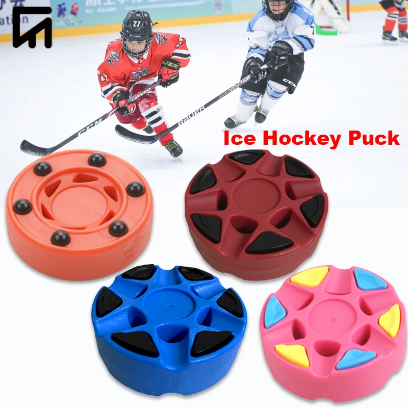 

4 Colors Ice Hockey Puck Durable Plastic Training Puck Ice Hockey Puck Hockey Sports Supply Training Ball Ice Sports Accessory