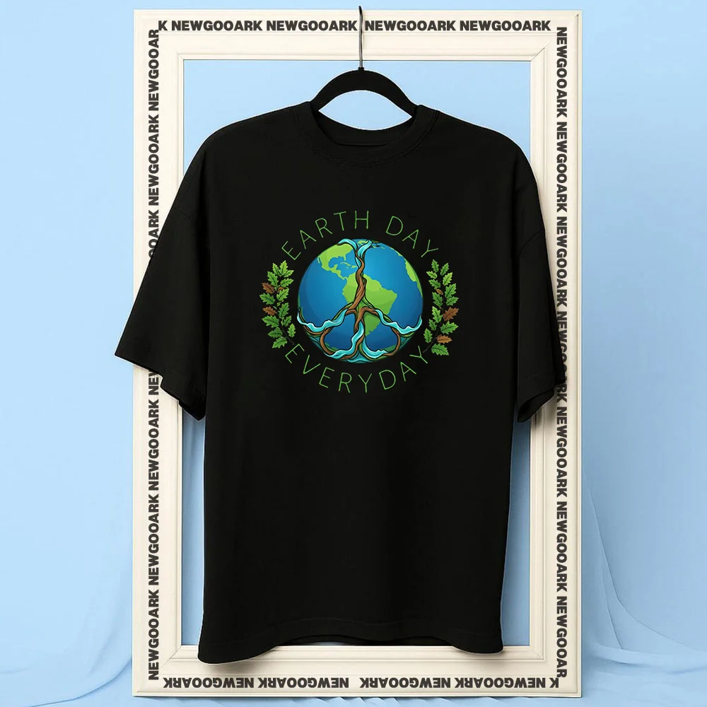 Earth Day Peace Sign Nature Lover t-shirt woman man Casual cotton printed t shirts Adult O-neck summer outdoors tee