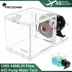 FREEZEMOD Water Pump Box Integrated Module 12V/24V Voltage 890ml Capacity with Filtered Inlet 6/11 Meter Head PUB-ST1000