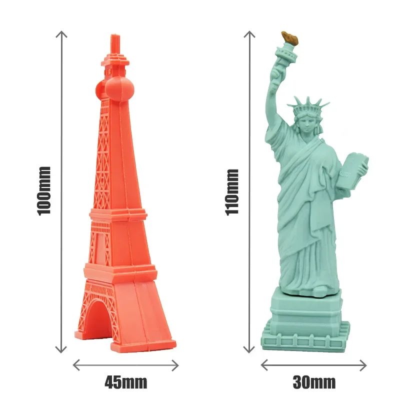 Unidad Flash USB 2,0 Torre Eiffel Estatua de la Libertad Forma Cle USB Stick 8GB 16GB 32GB 64GB 128GB Pen Drive Memory Stick