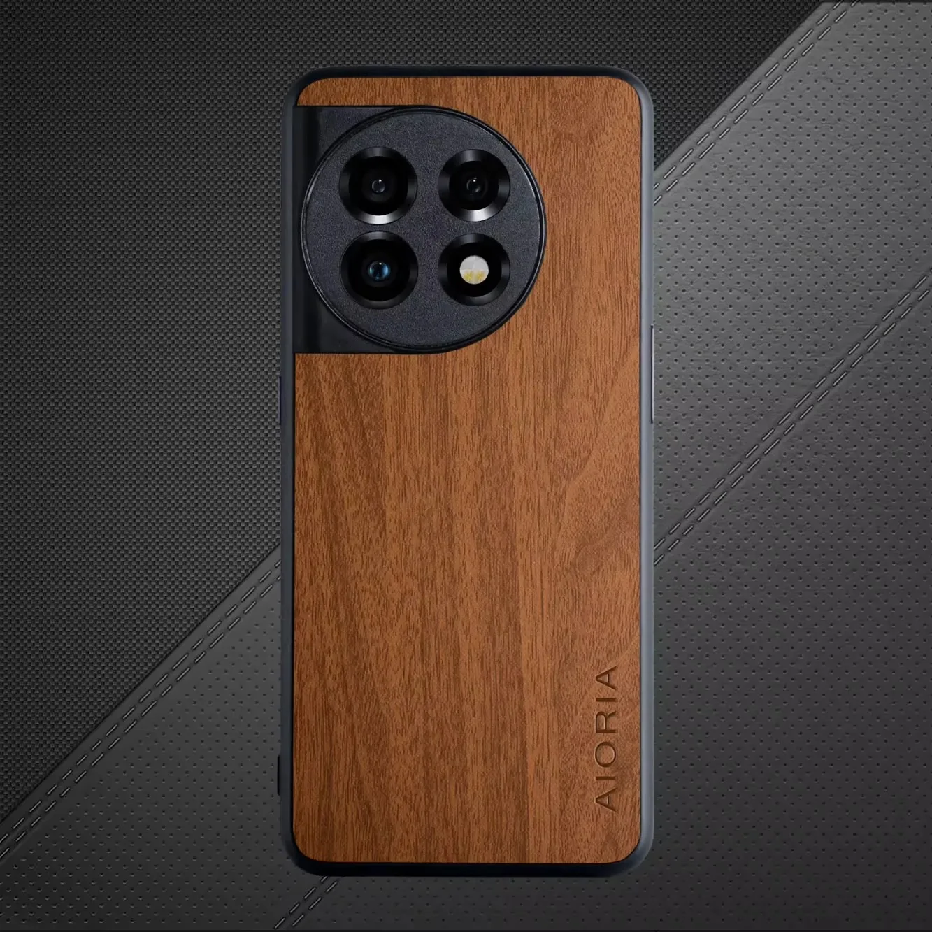 

Case for OnePlus 11 11R 10T 10 Pro 5G Coque Funda Wood Pattern Luxury Lightweight PU Leather Back Cover for Oneplus 11 Capa