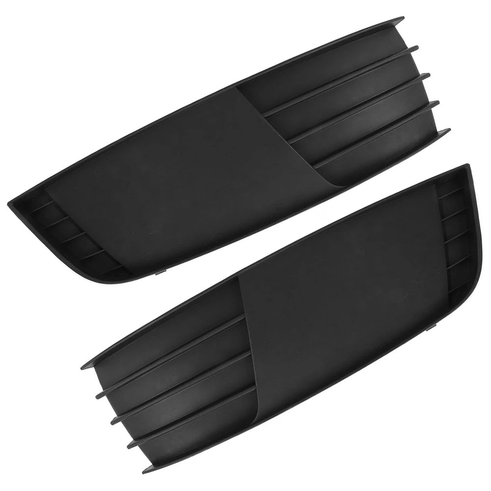 2pcs Car Front Bumper Fog Light Grille Cover Frame for Skoda Octavia A7 2013 2014 2015 2016 2017 5E0807367,5E0807368